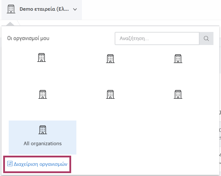 Διαχείριση οργανισμών