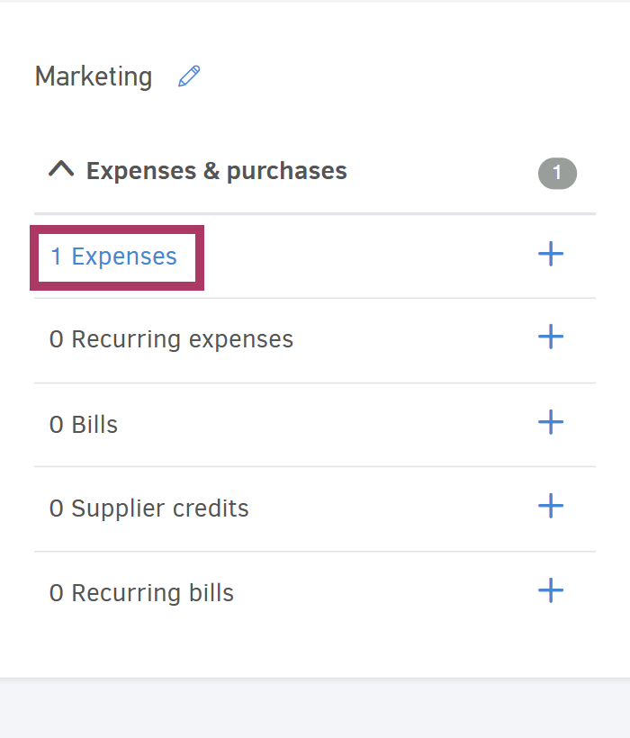 Choose a record type to remove tracking category