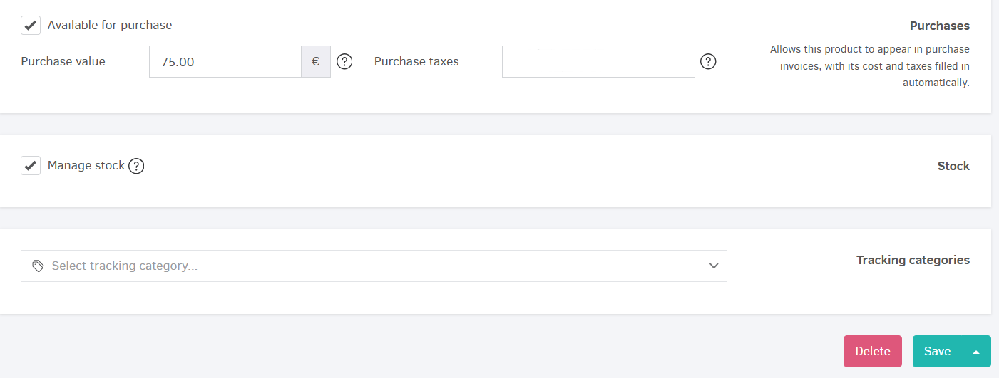 Delete a Product/Service from the inventory