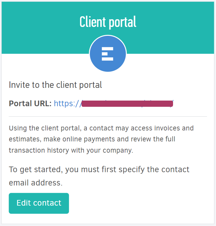 Invite a client to client portal