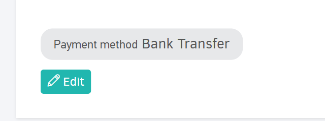 Tracking category in a record - Payment method