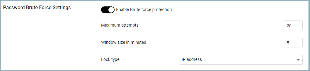 PasswordBruteForceSettings
