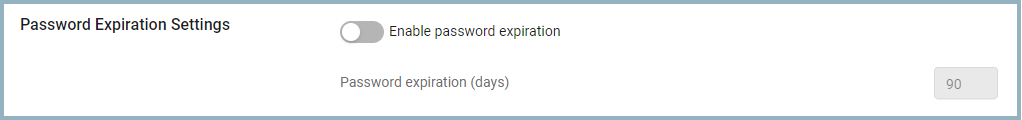 PasswordExpirationSettings