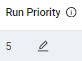 RunPriorityInlineEdit