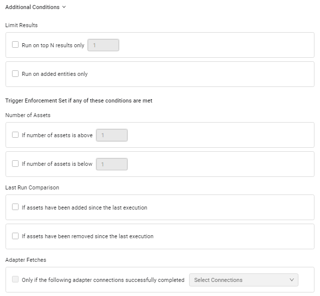 ScheduleAdditionalConditions