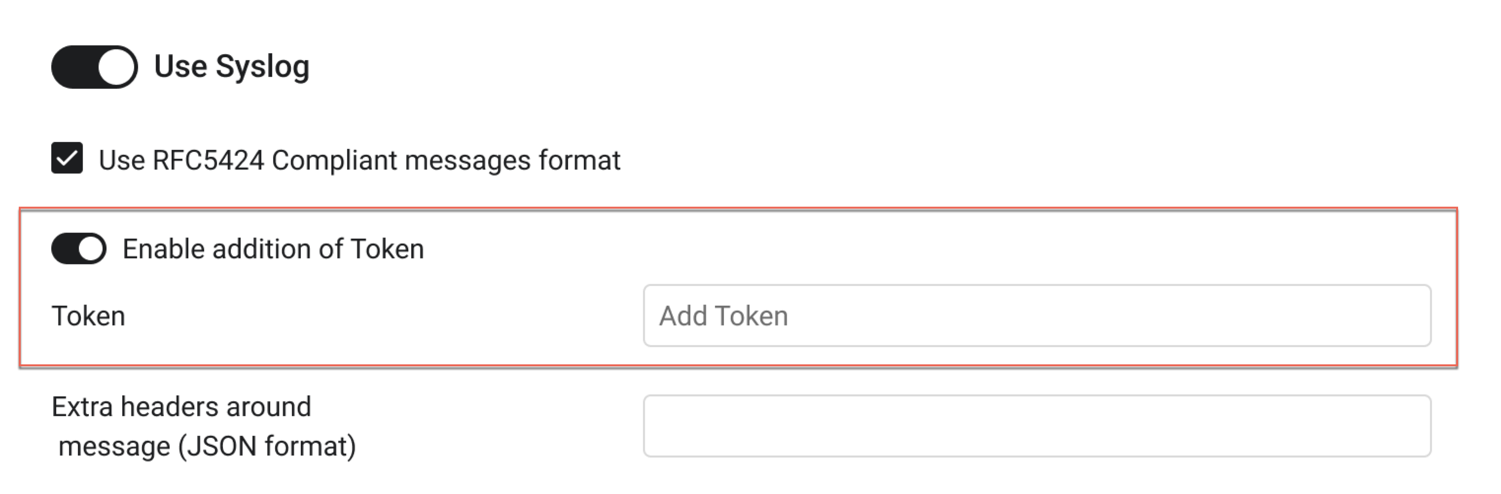 Syslog-EnableToken