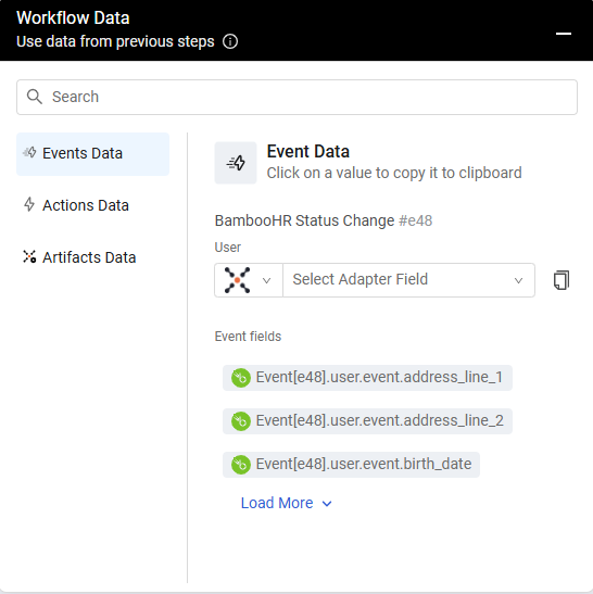 WorkflowEventsData