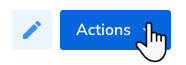 A cursor clicking on the 'Actions' button in a user interface.