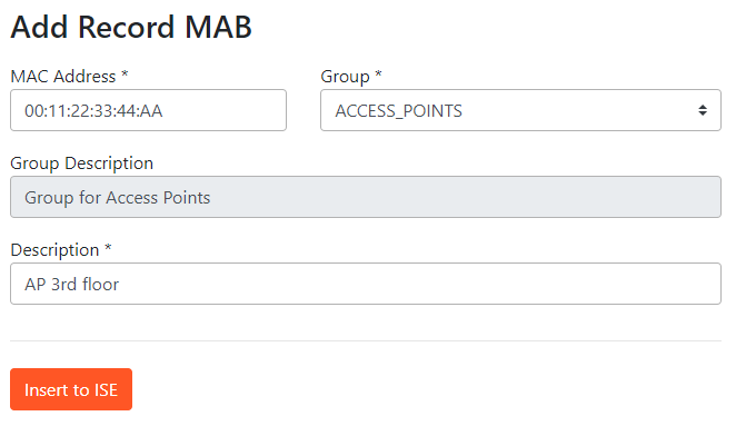 Working with MAC addresses