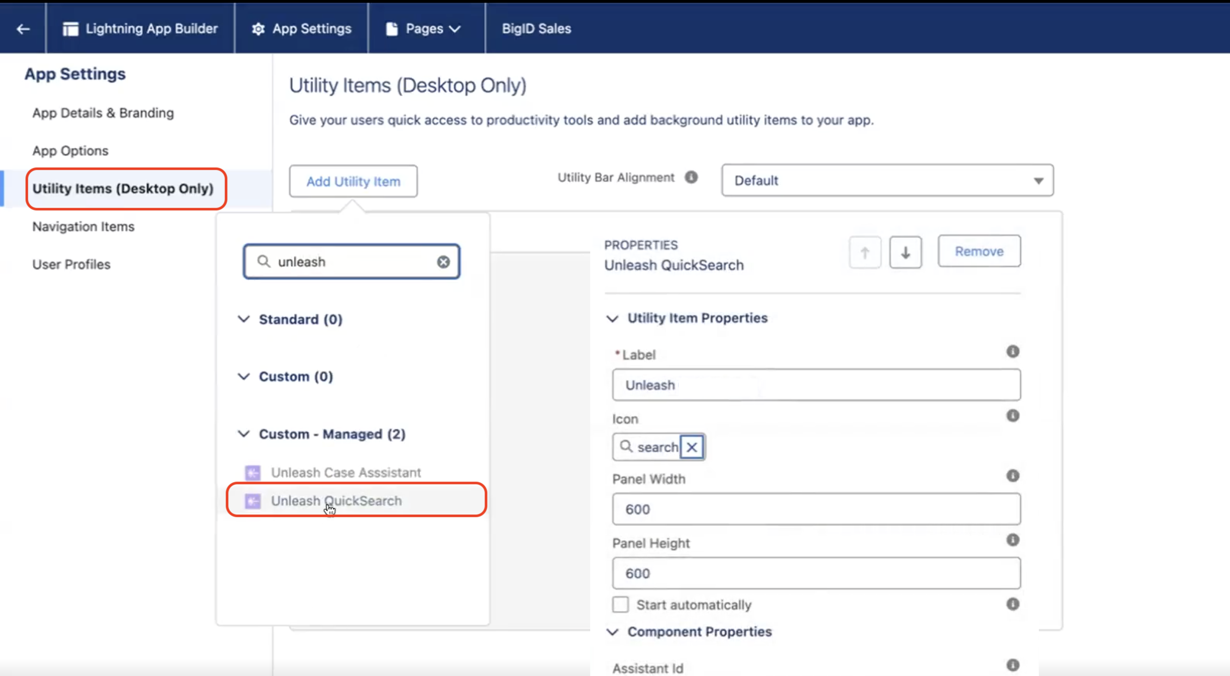 Installing the Assistant in Salesforce
