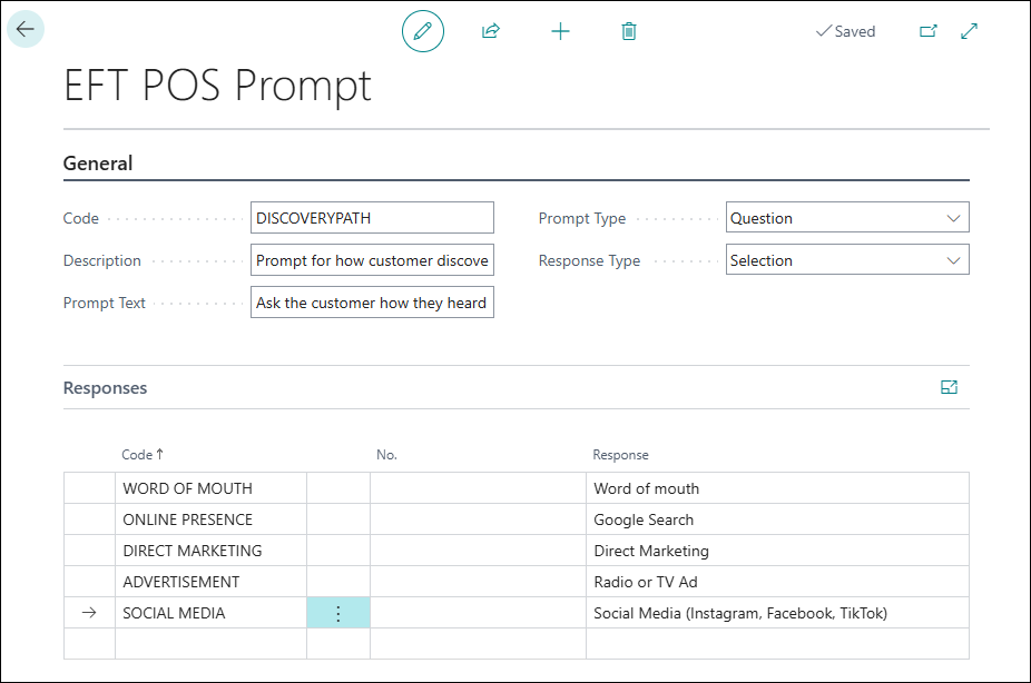 Collect Information Using Prompts