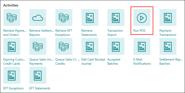Navigate the Point of Sale Interface