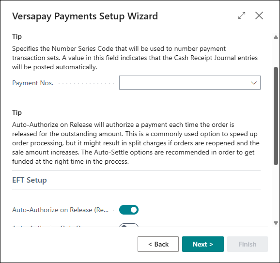 Versapay Payments Setup Wizard for Non-VPYNETWORK Processing