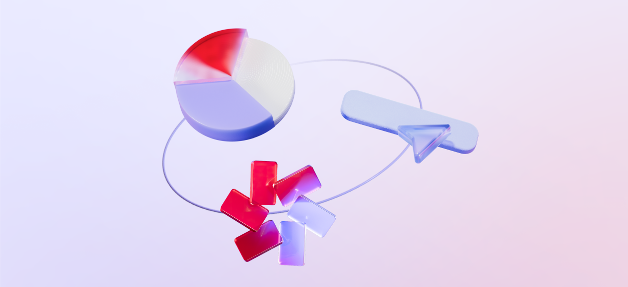 Abstract symbols representing artificial intelligence