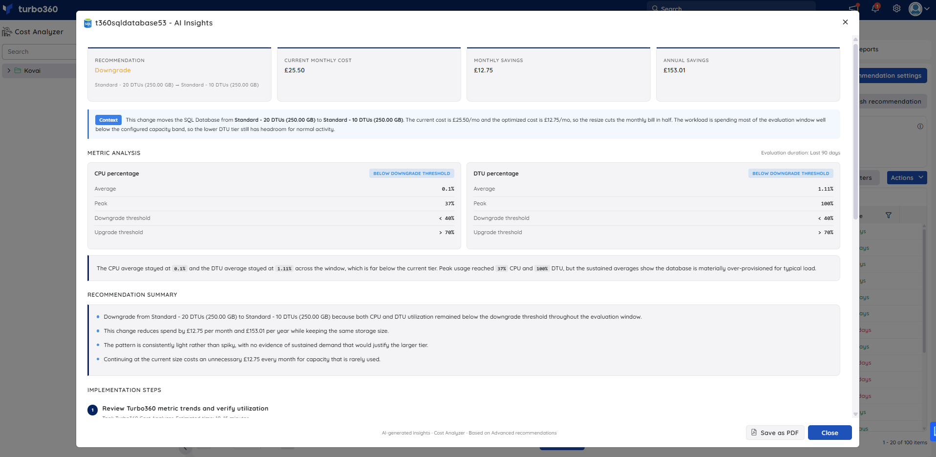 AI insights advanced recommendations-rightsizing1.png