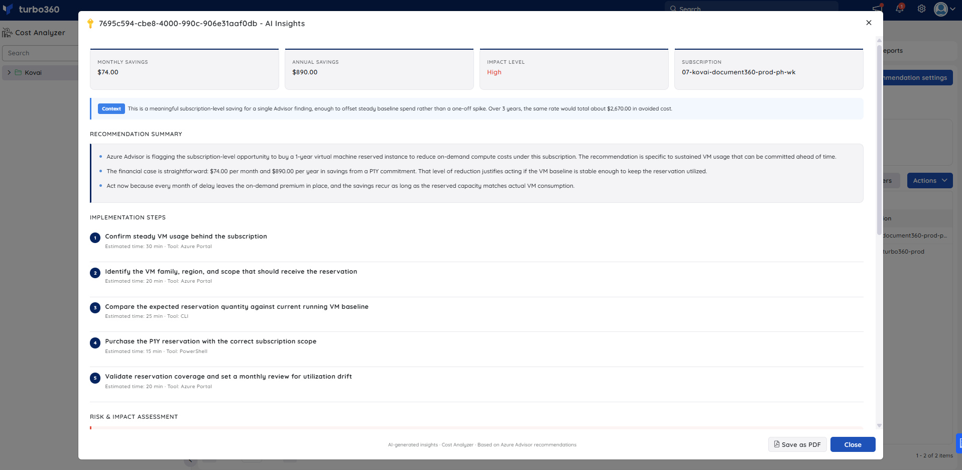 Ai insights basic recommendations - reservations1.png