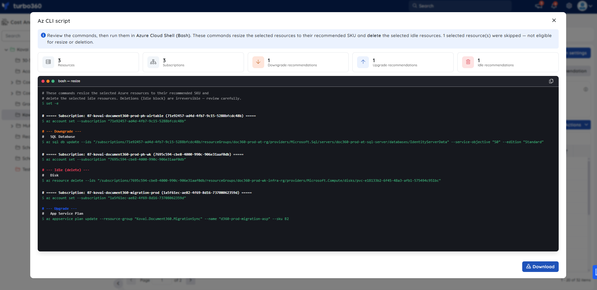 Rightsizing - AZ CLI script.png