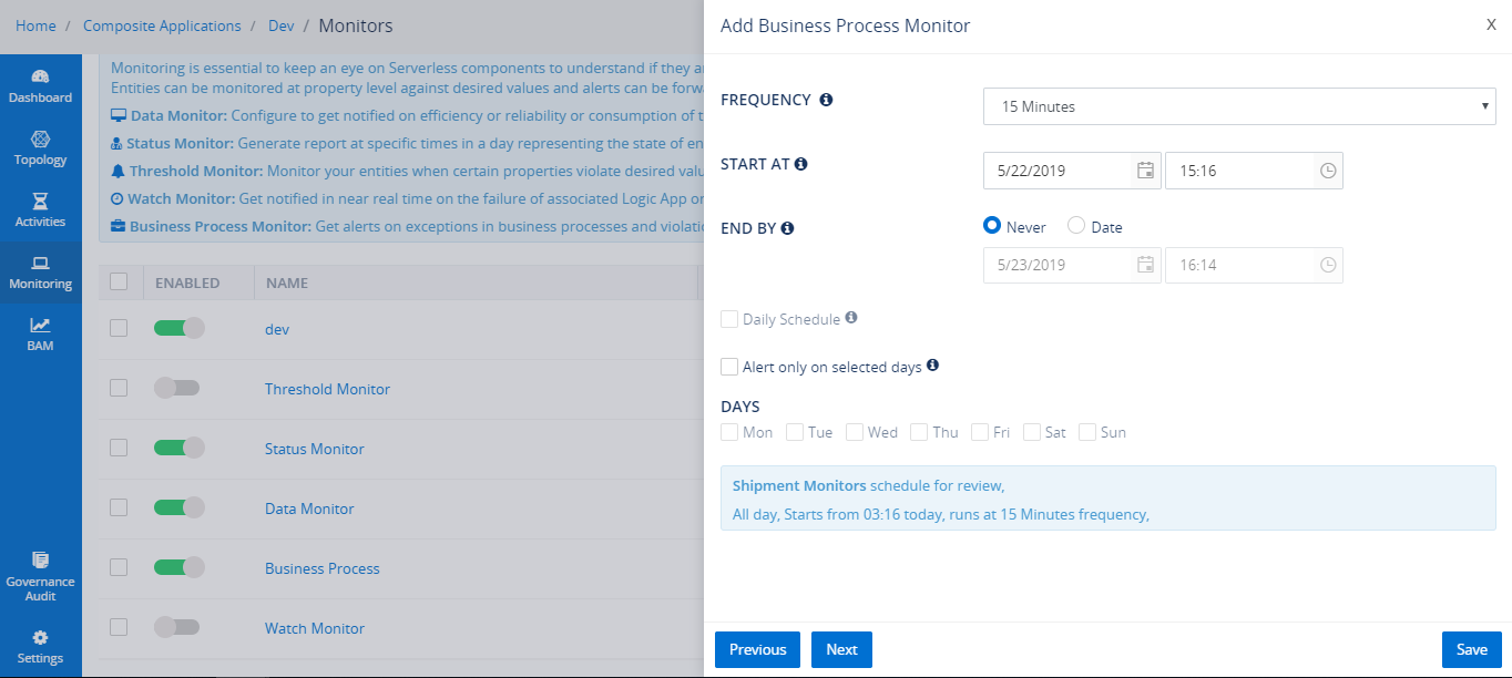 business process monitor