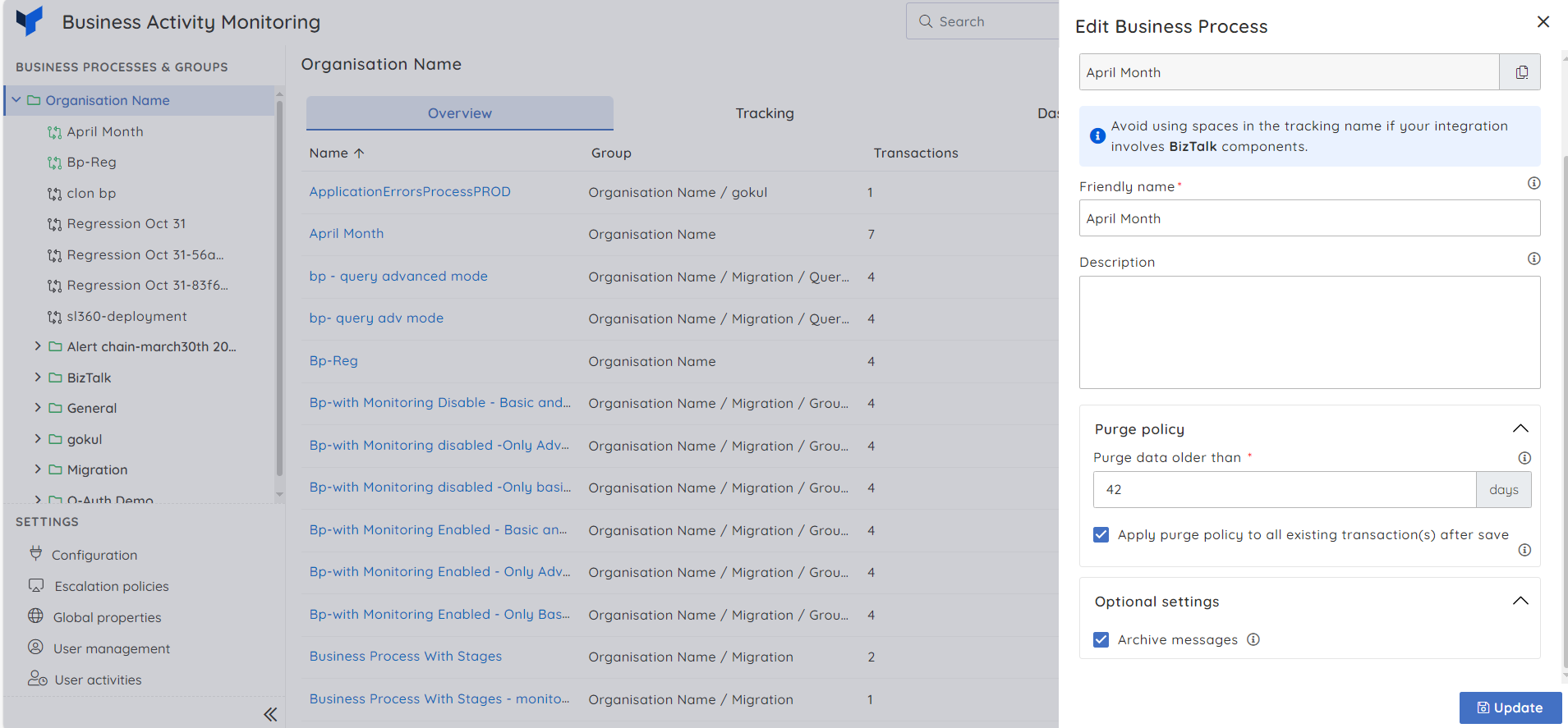 Configuring Business Process - Business Process