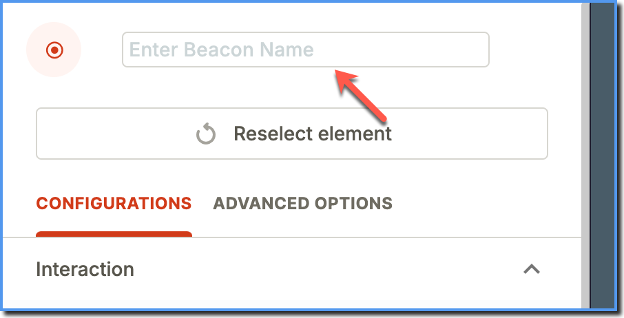 Enter_beaconname