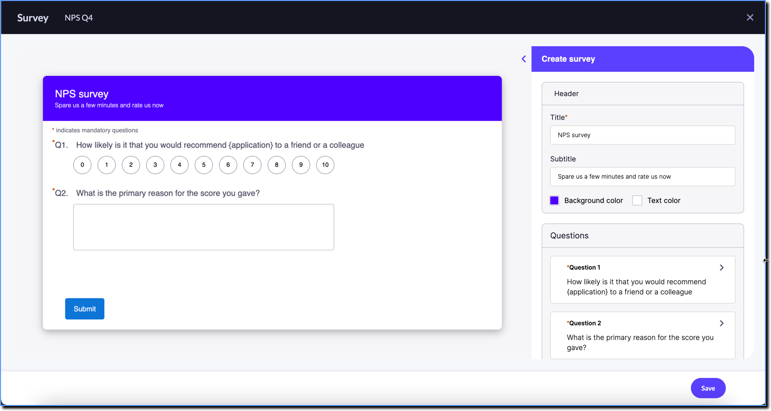 NPS survey