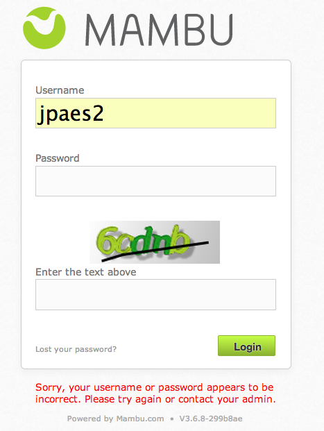 Captcha login authentication. Besides the username and password, the user should enter a captcha.