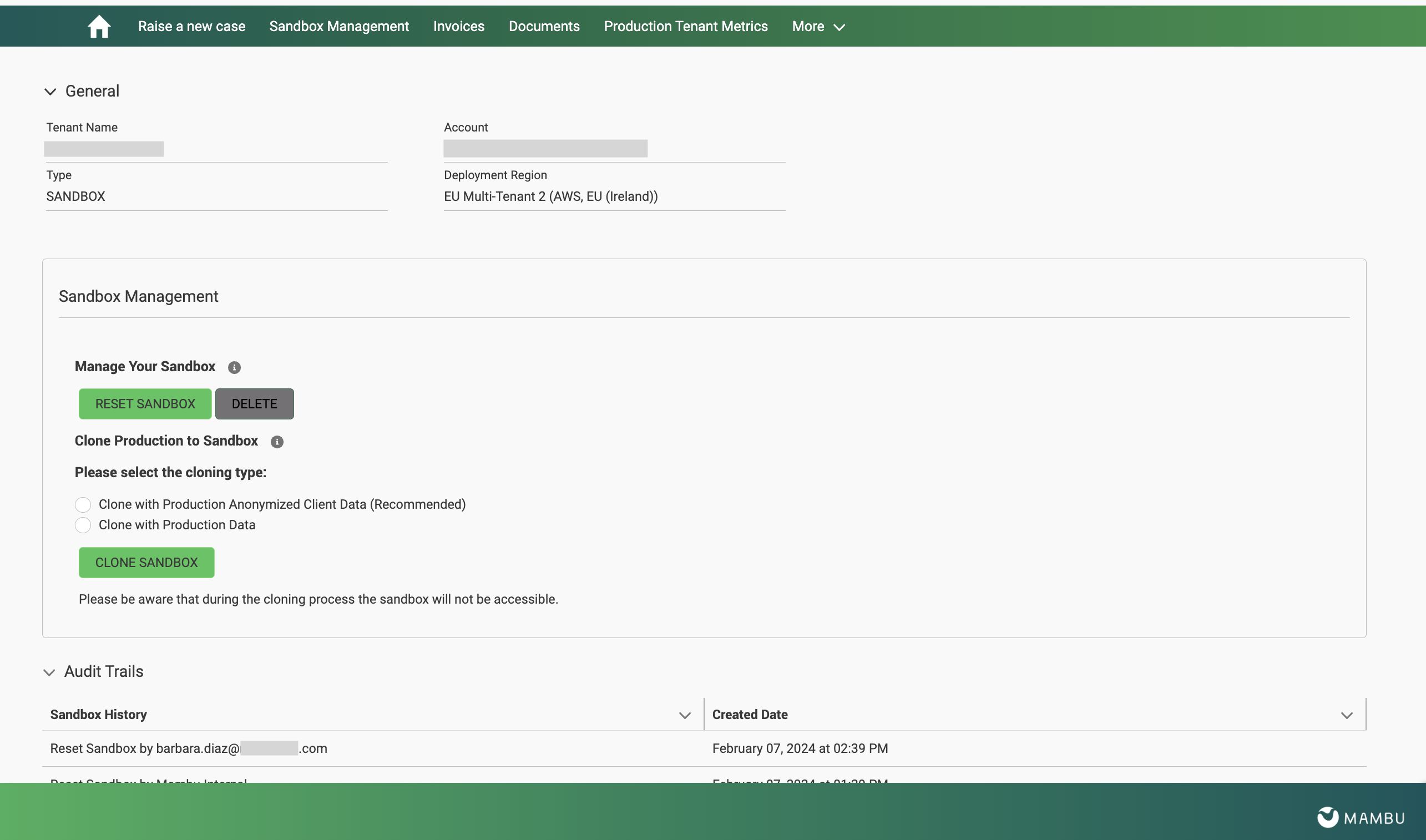 Customer Service Portal - New Sandbox Management with Audit Trail.png