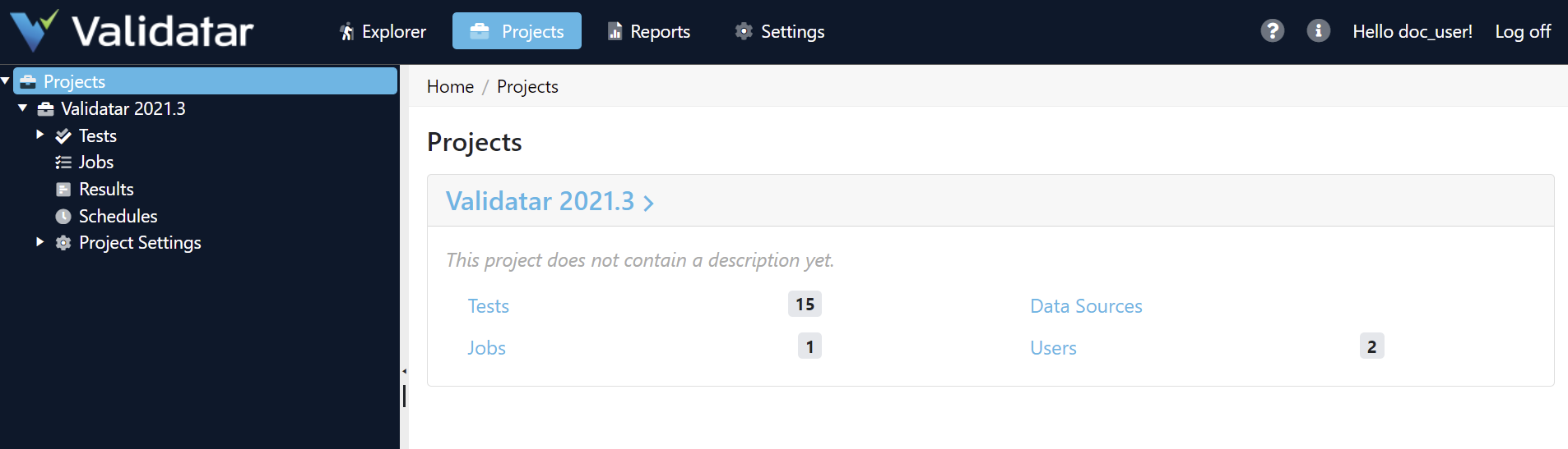Learn Validatar's Menus and Navigation