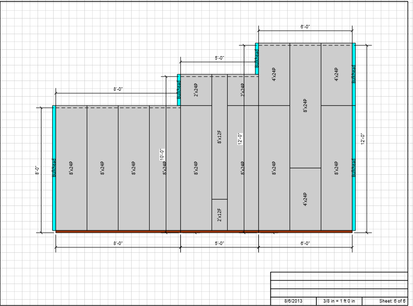 Creating a Stepped Wall