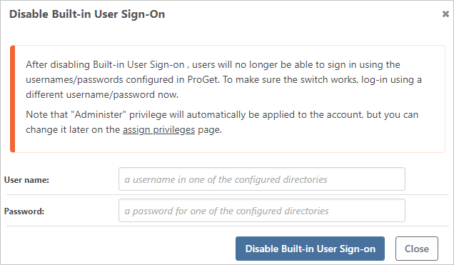 Disable Signin "disable-signin"
