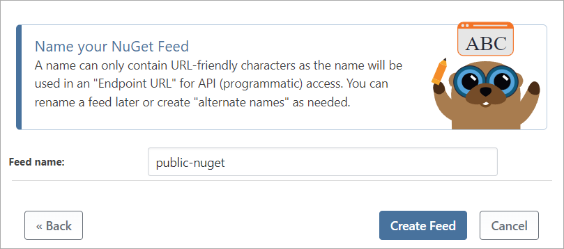 Name One Nuget Feed
