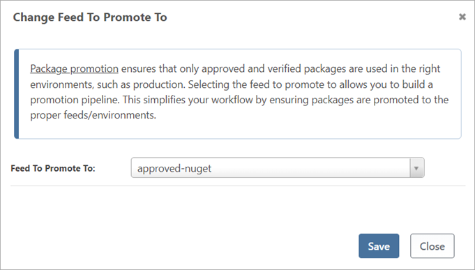 Create a Promotion Pipeline in ProGet