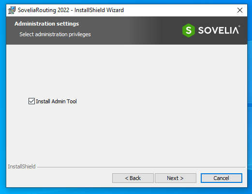 Sovelia Routing install Admin tools window.png