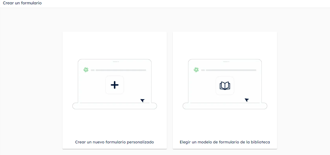 Opciones de creación de formularios digitales