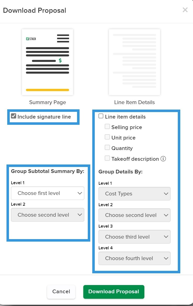 Download Proposal Selection screenshot