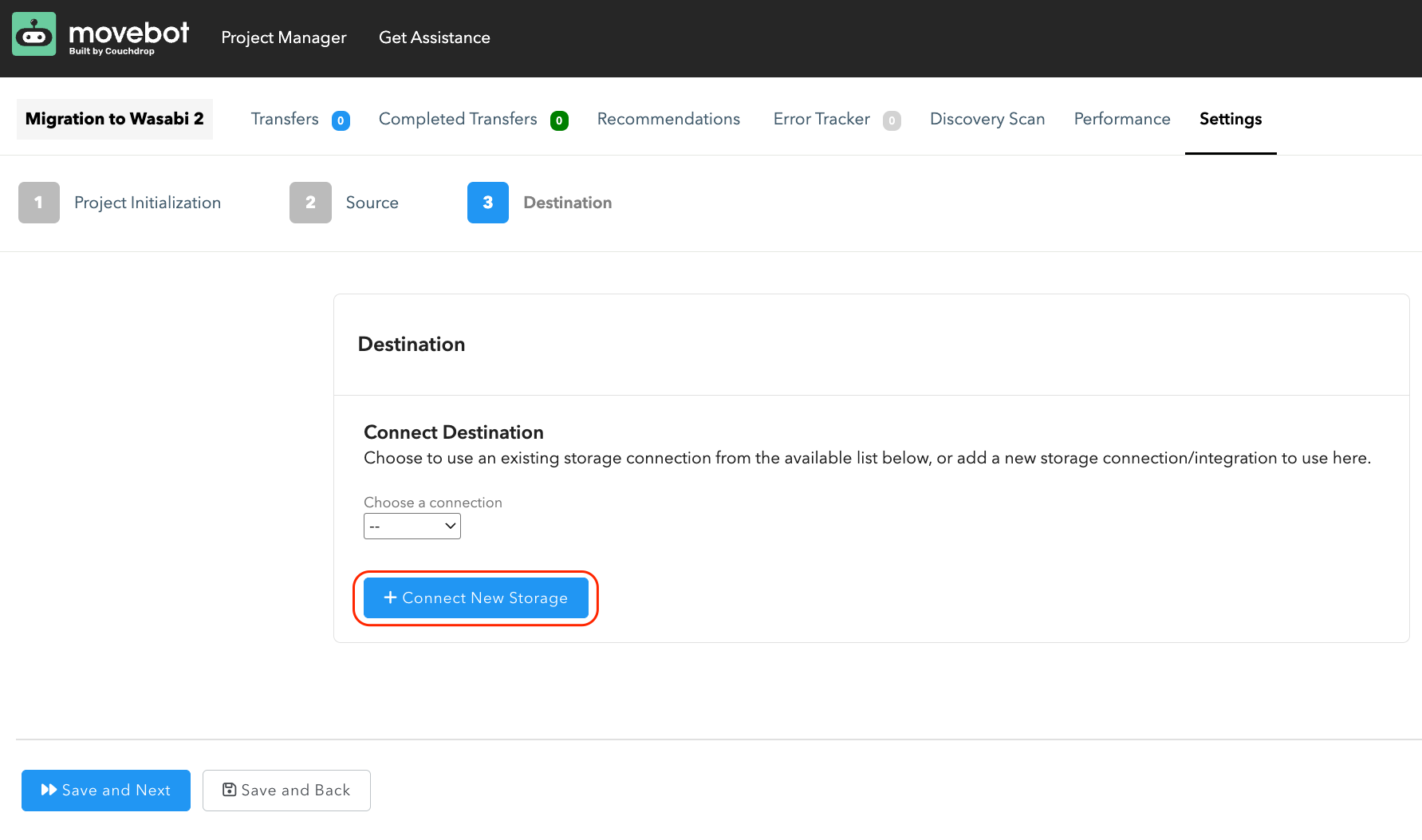 Using Movebot to Migrate Data From Windows File Server to Wasabi