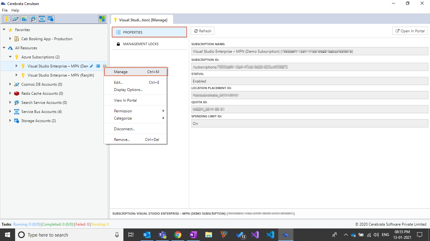 Manage Azure Subscriptions - Azure Subscriptions