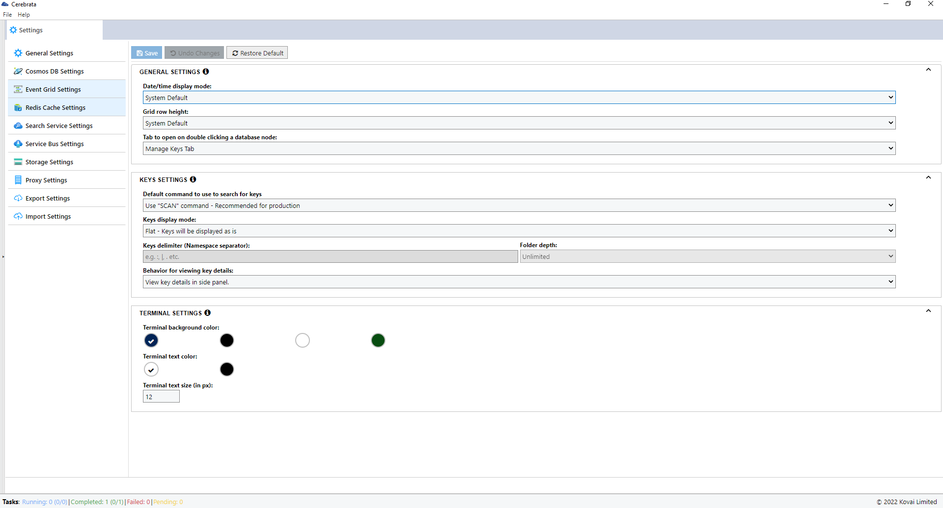 redis-cache-settings