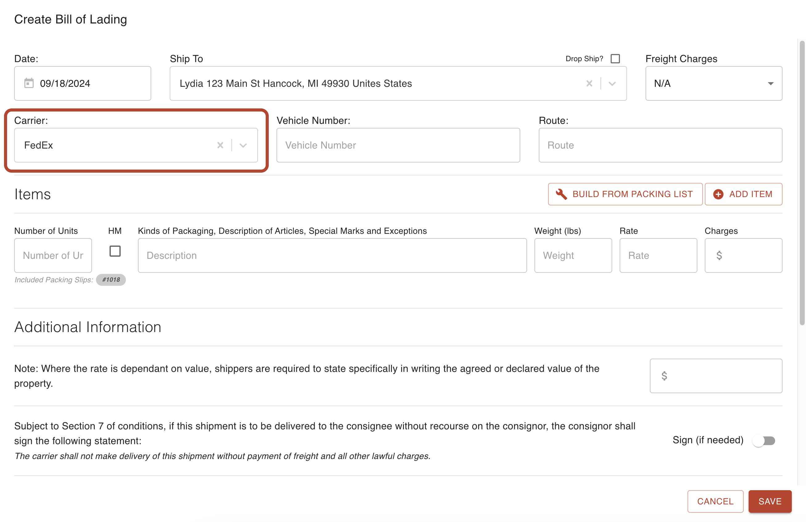 create bill of lading default freight carrier.png