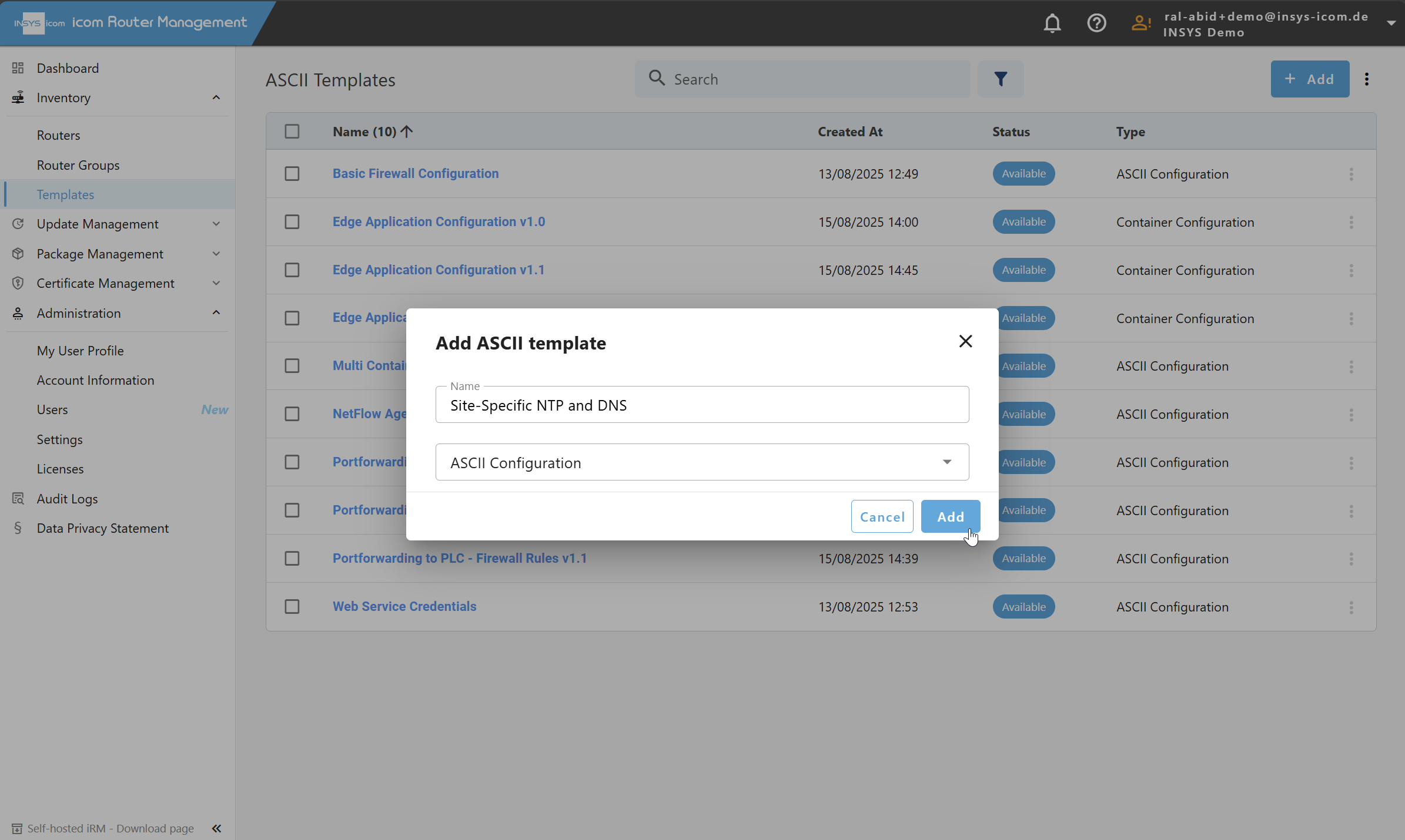 Dynamic Configuration via Templating