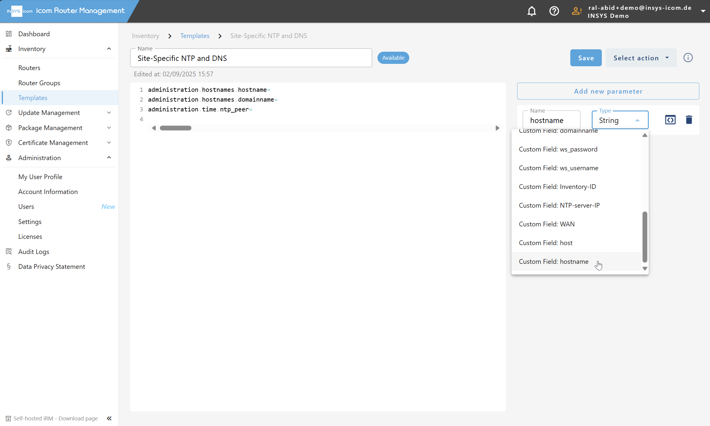 Dynamic Configuration via Templating