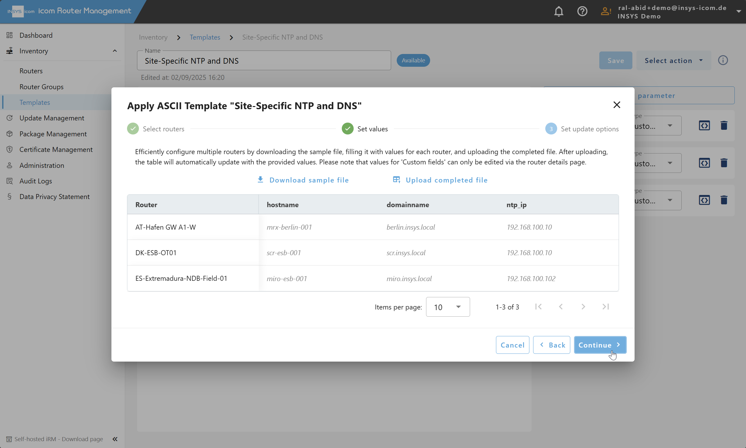 Dynamic Configuration via Templating