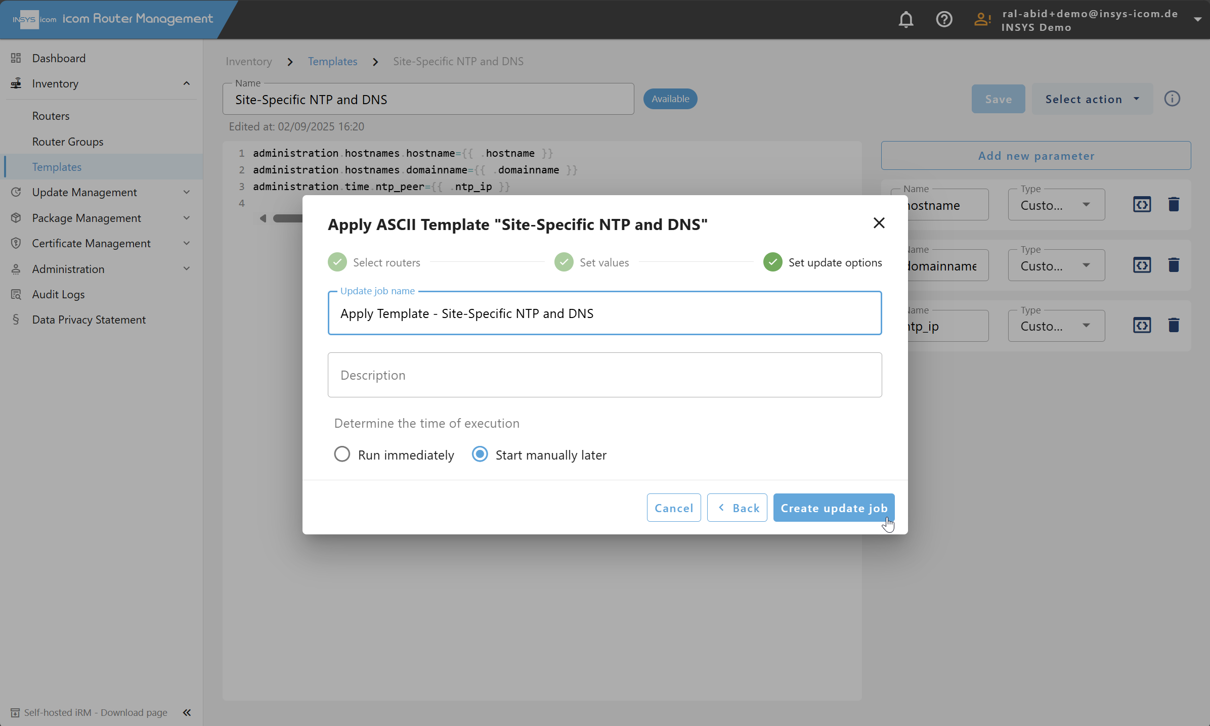 Dynamic Configuration via Templating