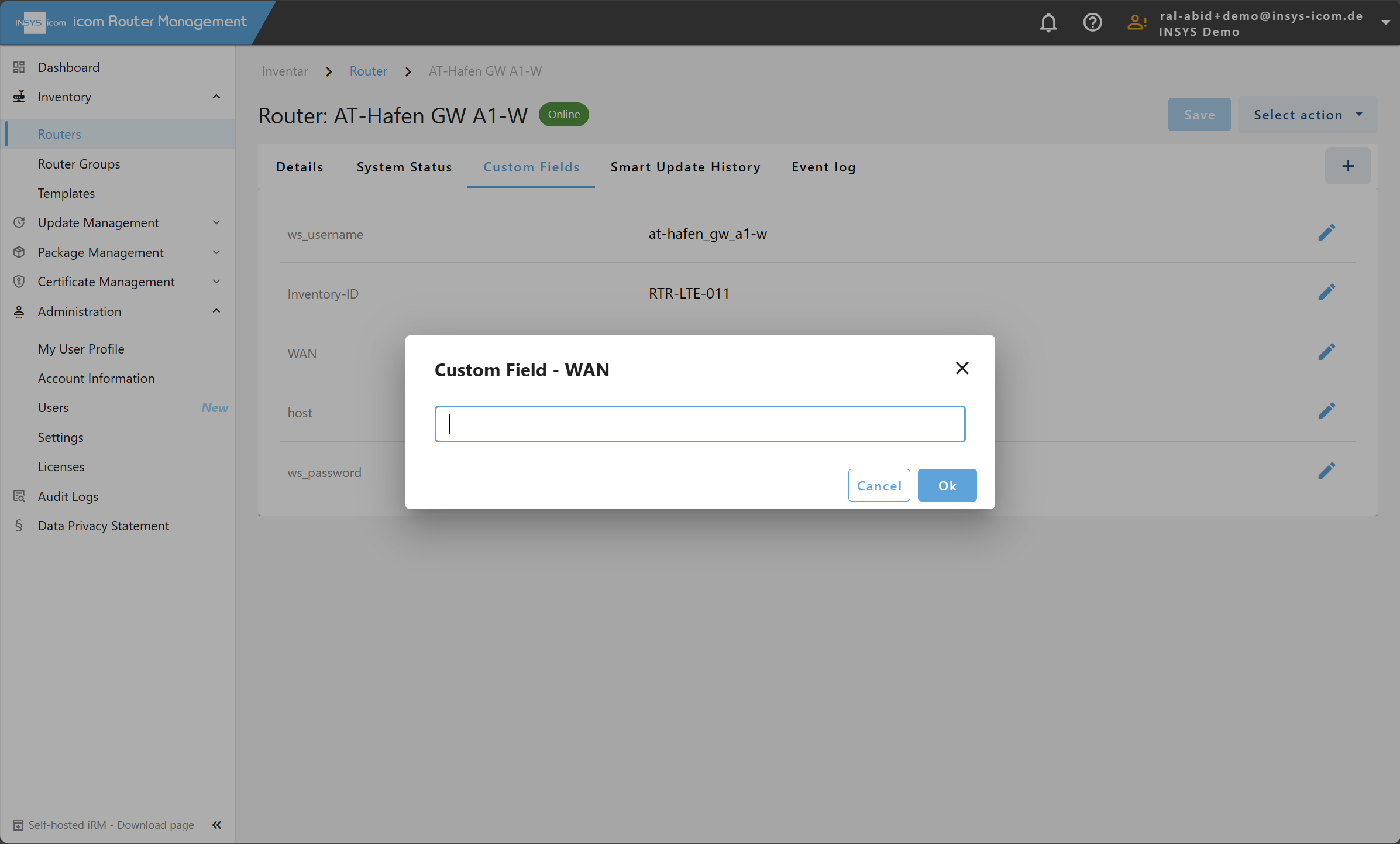 Using Custom Fields