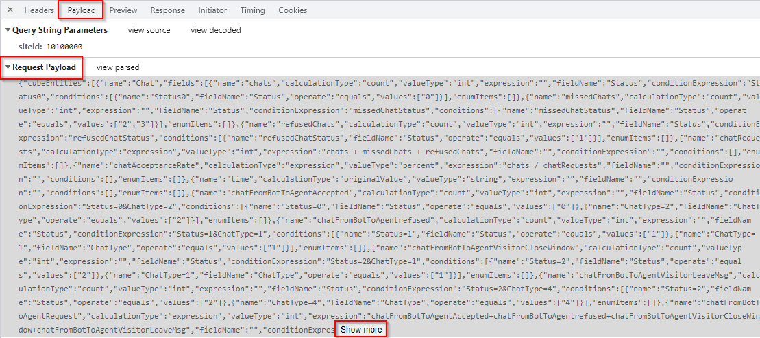 How to call report API
