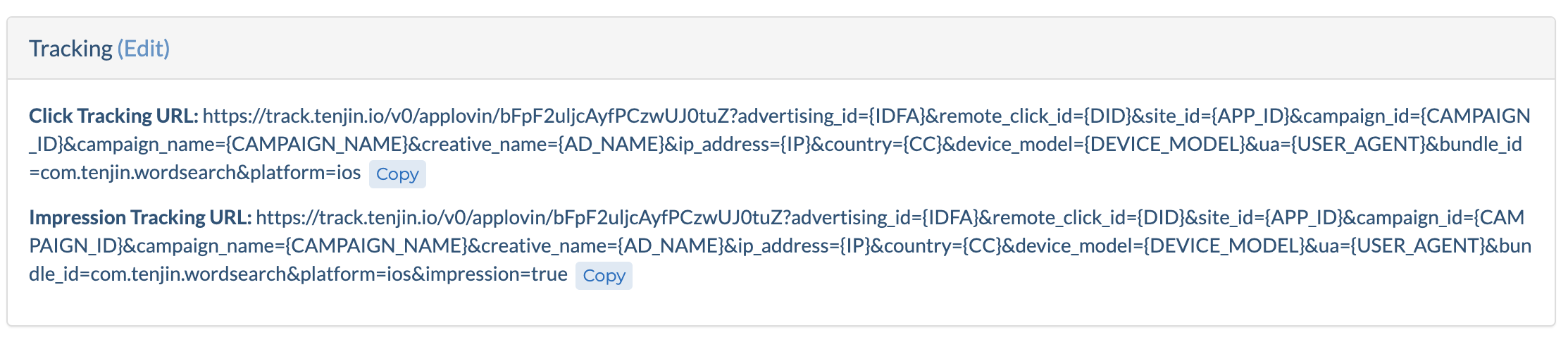 How To Set Up AppLovin Campaigns - Tenjin Help Center