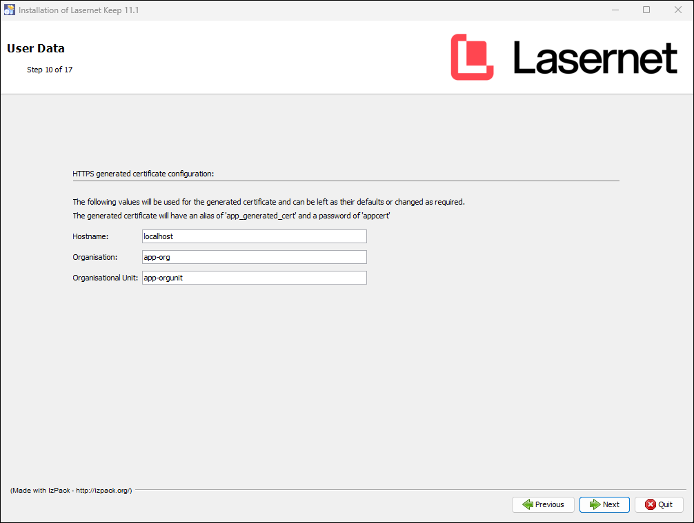 Keep installation step 10