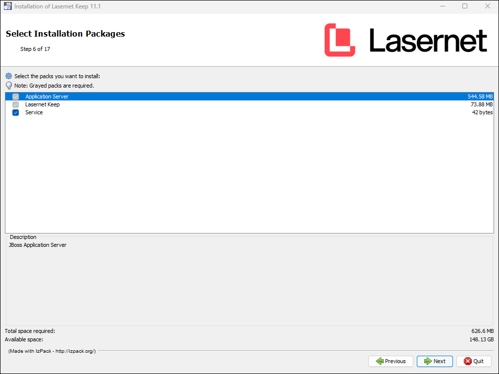 Keep installation step 6