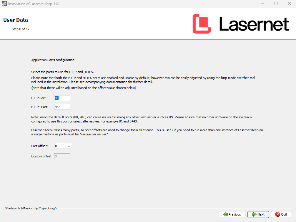 Keep installation step 8