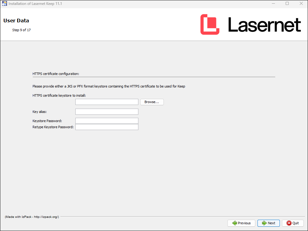 Keep installation step 9
